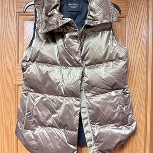 Athleta Women's Metallic Puffer Vest